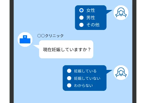 自由に条件を設定し、設問を分岐させることが可能