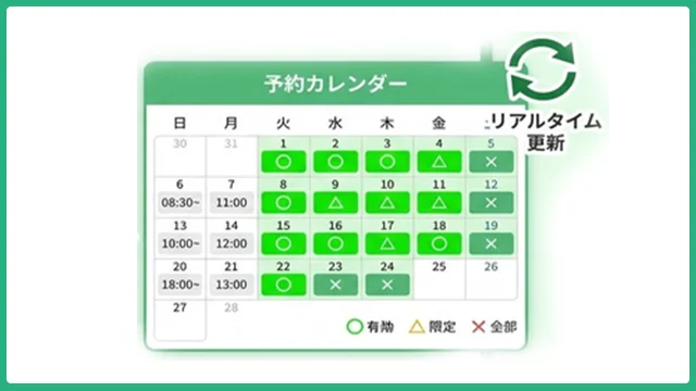 空き枠公開