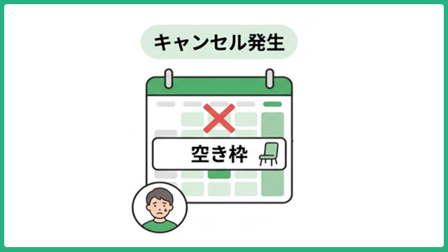 キャンセル枠の即時補填